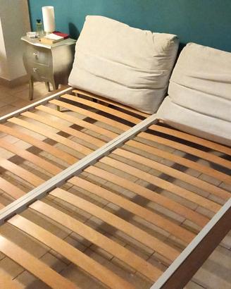 struttura in legno e rete incorporata king size