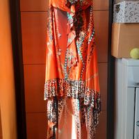 Abito corto/lungo arancio