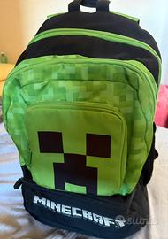 Zaino scuola Minecraft Creeper