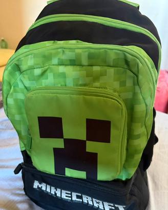 Zaino scuola Minecraft Creeper