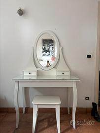 Toletta per trucco, bianca Ikea