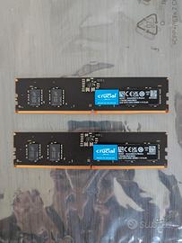 Kit RAM 16GB (2x8GB) Crucial DDR5 5600MHz cl46