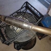 scarico auto laterale artigianale per fuoristrada