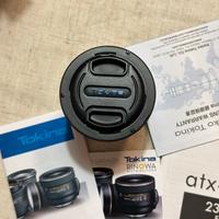 obiettivo fotografico Tokina atx-m 33mm F1.4 E