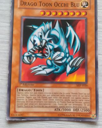 Carte Yu-Gi-Oh - Drago Toon Occhi Blu