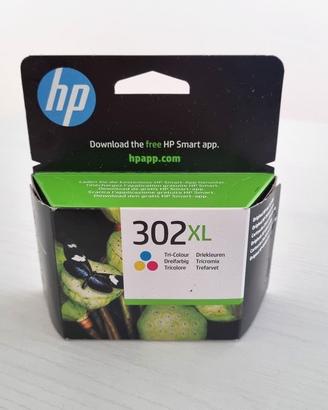 Cartuccia originale sigillata a colori HP 302 XL
