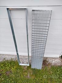 6 pezzi grata zincata carrabile