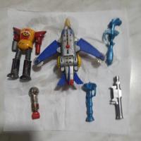 LOTTO GIOCATTOLI VINTAGE ASTRONAVE +RICAMBI ROBOT