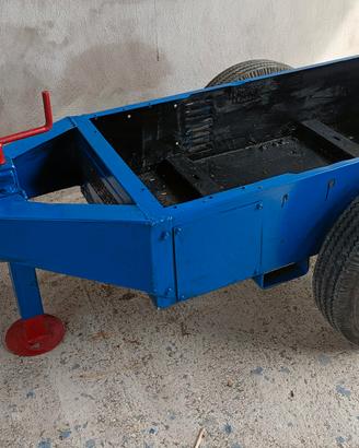 carrello rimorchio agricolo robusto 500 kg