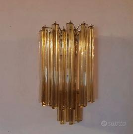 Applique murano  a tubi lisci anni 60