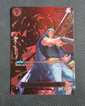 One Piece TCG- Beckman Op13 Nearmint