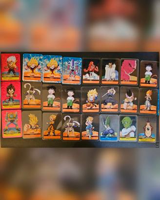 25 carte lamincards Dragonball Z  e GT  Edibas