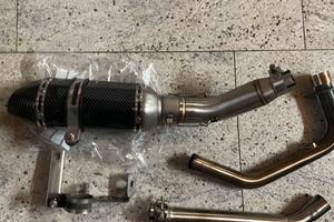 Scarico carbon con db killer hond cb 125 r