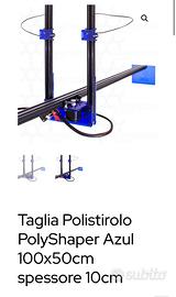 Taglia polistirolo polyshaper azul