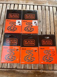 Catene Black+Decker Nuove (45cm / 25cm / 10cm)