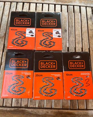 Catene Black+Decker Nuove (45cm / 25cm / 10cm)