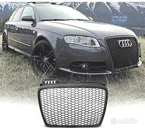 GRIGLIA PER AUDI A4 B7 LOOK RS NERO LUCIDO