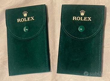 Rolex Coppia Di Pochette Porta Orologio Nuovi