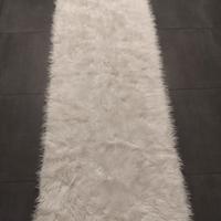 Tappeto di pelo bianco
