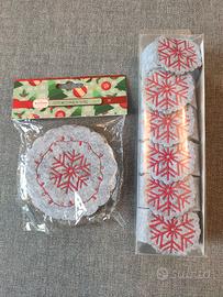 sottobicchieri e segna posto dueesse cristmas