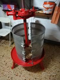 Torchio acciaio per vinificazione