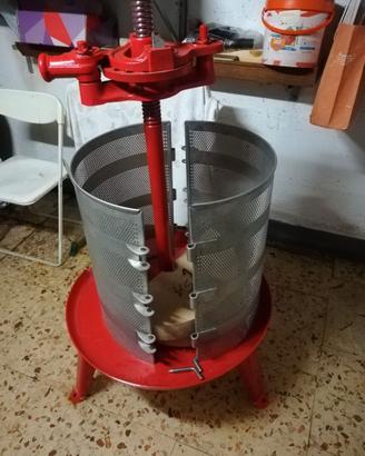 Torchio acciaio per vinificazione