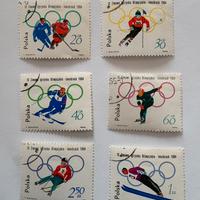 Francobolli Olimpiadi invernali 1964 Innsbruck