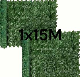 Siepe Artificiale 1x15m – Edera Finta per Esterni