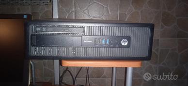 HP Prodesk 600G1 SFF Intel l3,Monitor e 2 tastiere