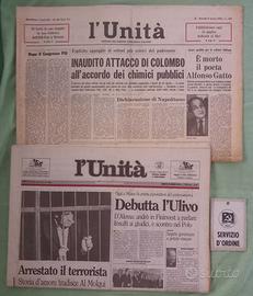 L'Unità '76+Cartellino PCI +L'Unità 96 Nasce Ulivo