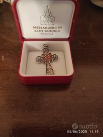 croce filigrana d'argento 
