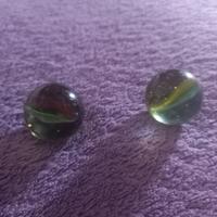 Due grosse biglie vintage