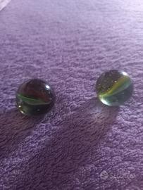 Due grosse biglie vintage