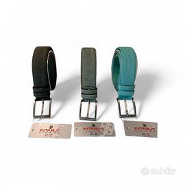 9 Cinture artigianali INTARSI – 100% Vera Pelle –