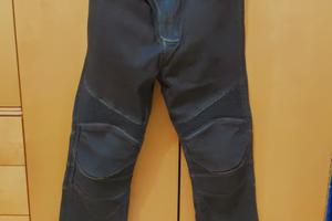 pantaloni moto estivi nuovi con protezioni 