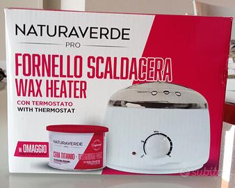 FORNELLO SCALDACERA + CERA + STRISCE+SPATOLA