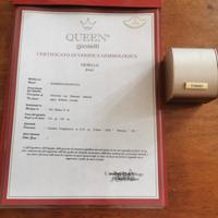 💎 Orecchini in oro bianco 18 kt con diamanti natu