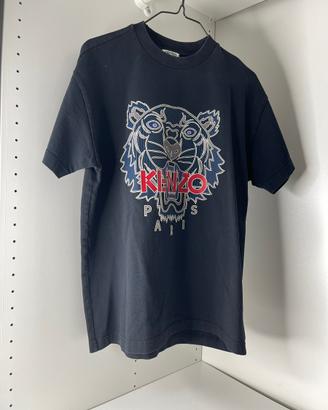 T-shirt Kenzo Tiger nera taglia S originale