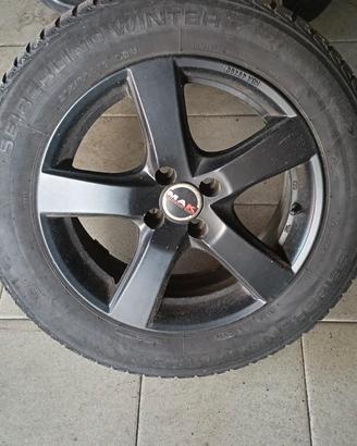 Cerchi in lega Mak nr 4 + pneumatici set completo 