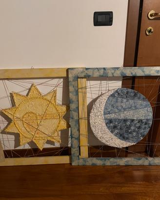 Quadri design SOLE E LUNA