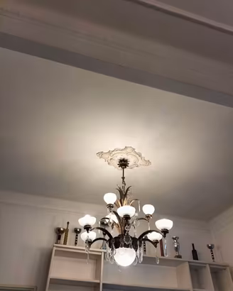 Grande Lampadario Classico a Gabbia