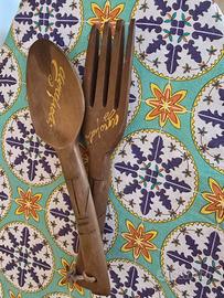 Coppia di posate vintage x amatori da applicare