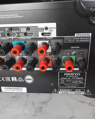 Ricevitore  Onkyo TX-NR 636 7.2 ch