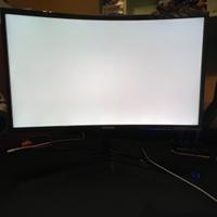 Monitor samsung C24RG50 24 fhd 144hz gaming curvo