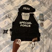 Costume carnevale poliziotto/swat