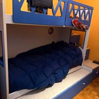  LETTO A CASTELLO 3 POSTI CON LETTO ESTRAIBILE