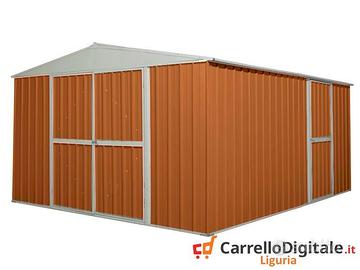 Box prefabbricato in acciaio 360x430 legno chiaro