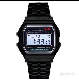 Orologio digitale vintage nero - stile retrò Casio