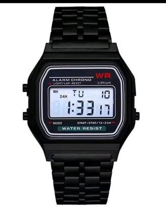 Orologio digitale vintage nero - stile retrò Casio