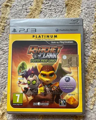 Ps3 ratchet and clank tutti per uno